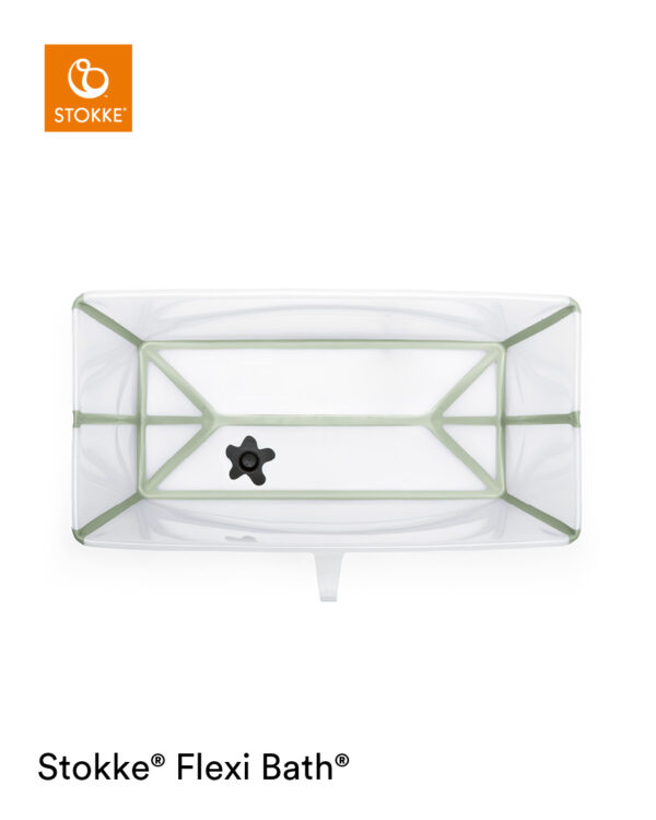 Autokreslini.lv | FLEXIBATH XL bērnu vanna krāsa TRANSPARENT GREEN bilde #5