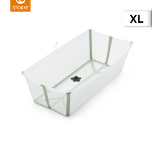 Stokke FLEXIBATH XL bērnu vanna krāsa TRANSPARENT GREEN