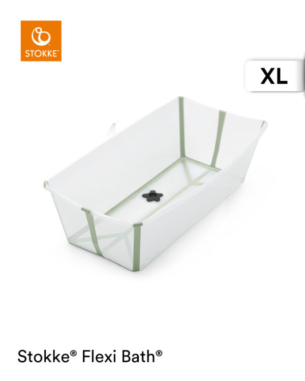 Autokreslini.lv | FLEXIBATH XL bērnu vanna krāsa TRANSPARENT GREEN bilde #1