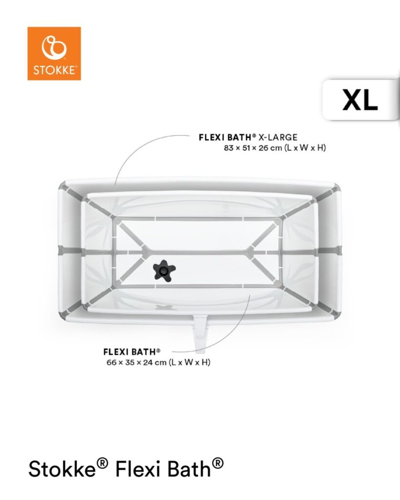 Stokke FLEXIBATH XL bērnu vanna krāsa WHITE