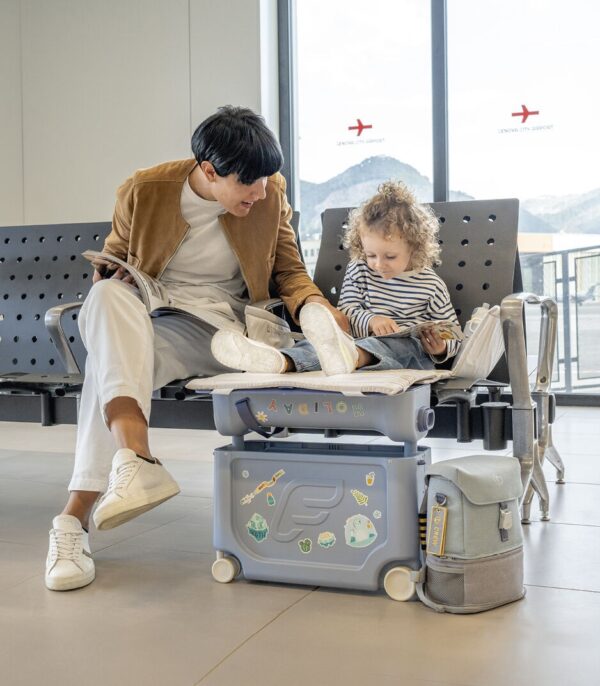 Autokreslini.lv | JETKIDS BEDBOX 2.0 ceļojumu koferis krāsa MIDNIGHT GREY bilde #23