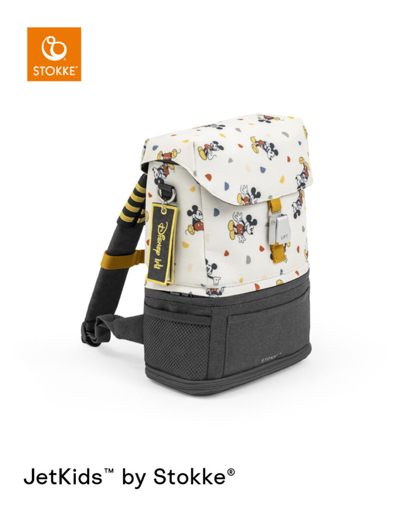 Stokke JETKIDS CREW bērnu mugursoma krāsa MICKEY CELEBRATION