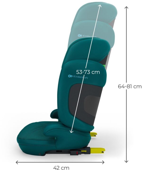 Autokreslini.lv | Xpand 2 PRO autokrēsliņš bērniem 100-150cm krāsa Green bilde #19