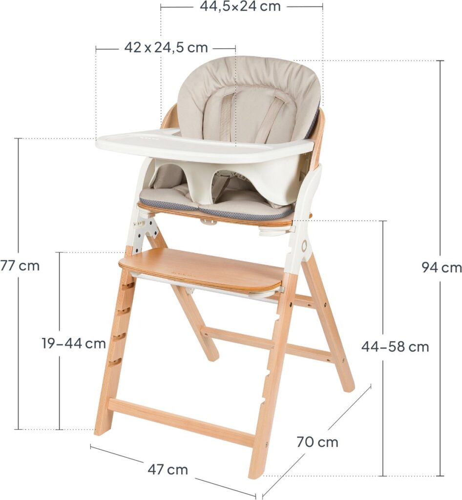 Lionelo Megan 3in1 barošanas krēsls krāsa WHITE WOOD