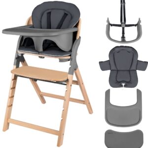 Lionelo Megan 3in1 barošanas krēsls krāsa GREY WOOD