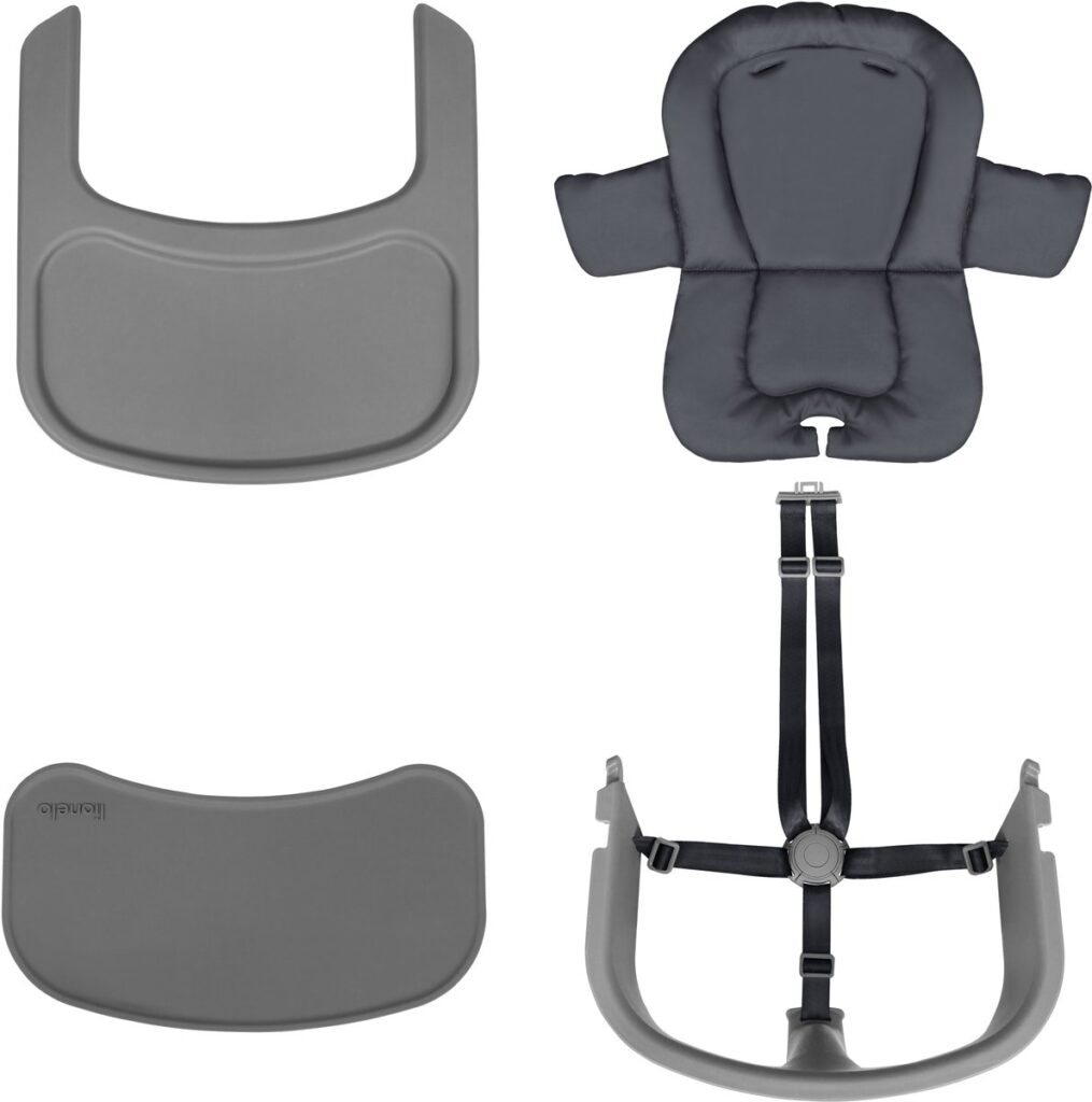 Lionelo Megan 3in1 barošanas krēsls krāsa GREY WOOD