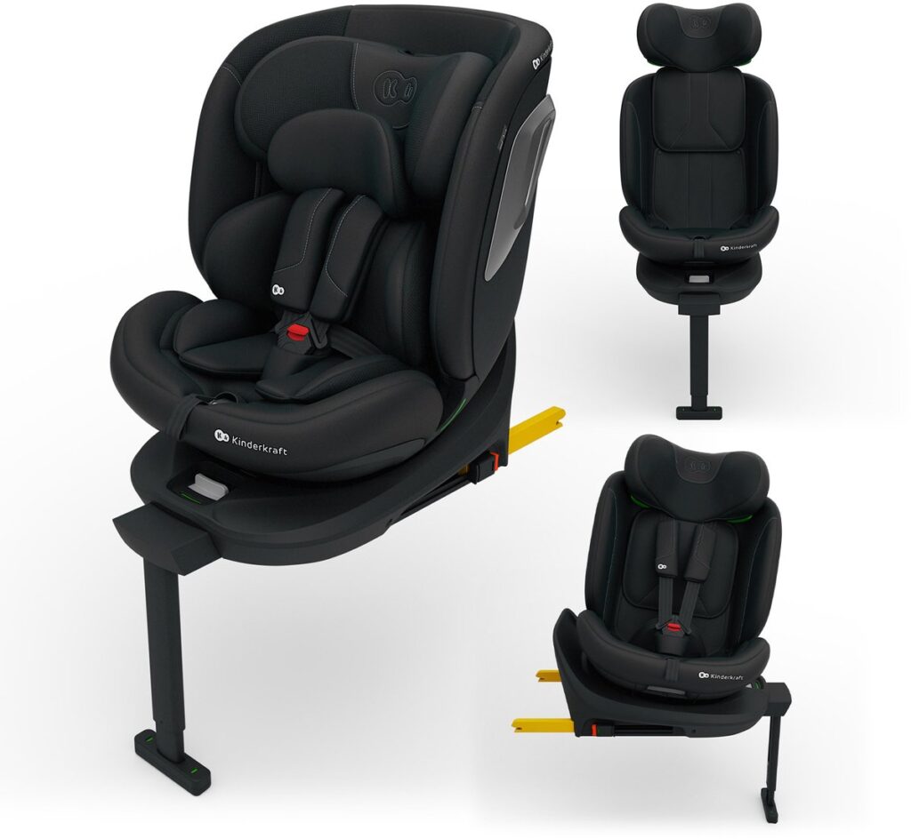 Kinderkraft I-360 2 PLUS autokrēsliņš bērniem 40-150cm krāsa Black