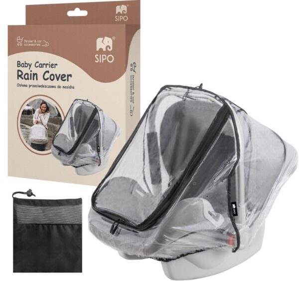 Autokreslini.lv | Car Seat Rain Cover mazuļu autokrēsliņu universāla lietus plēve bilde #1