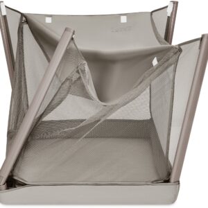 Lionelo MILA bērnu ceļojuma gultiņa krāsa BEIGE TAUPE