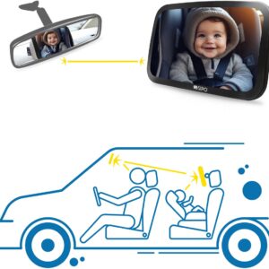 Sipo Car Seat Mirror mazuļu atpakaļskata spogulis