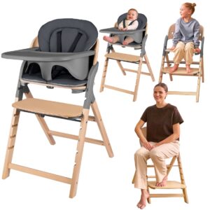 Lionelo Megan 3in1 barošanas krēsls krāsa GREY WOOD