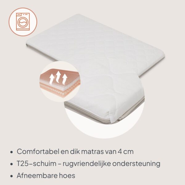 Autokreslini.lv | Mila ceļojuma gultiņa krāsa BEIGE CREAM bilde #27