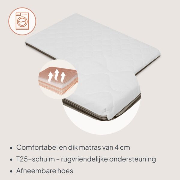Autokreslini.lv | Mila ceļojuma gultiņa krāsa BEIGE TAUPE bilde #27