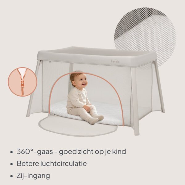 Autokreslini.lv | Mila ceļojuma gultiņa krāsa BEIGE CREAM bilde #35
