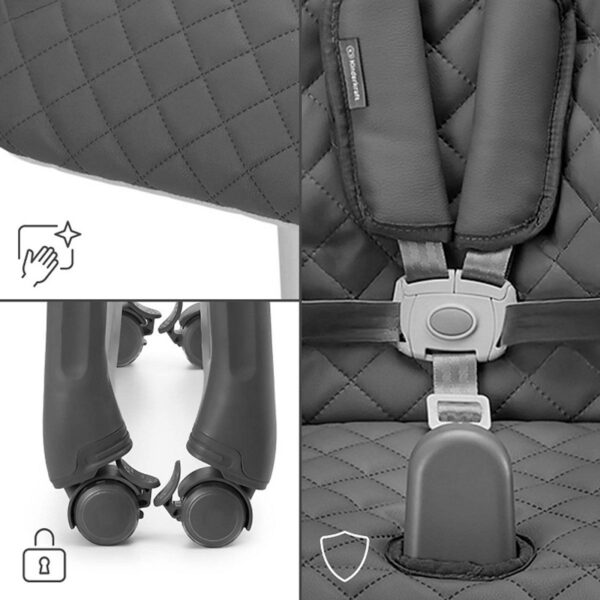 Autokreslini.lv | TULO 3in1 barošanas krēsliņš bērniem krāsa Grey bilde #29