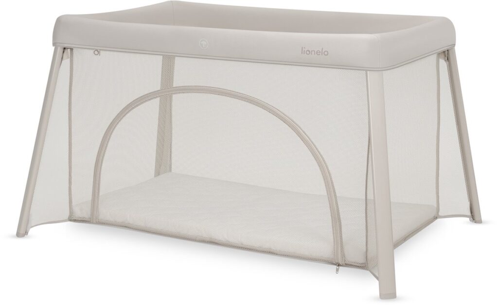 Lionelo MILA bērnu ceļojuma gultiņa krāsa BEIGE CREAM