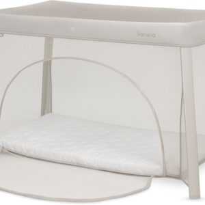 Lionelo MILA bērnu ceļojuma gultiņa krāsa BEIGE CREAM