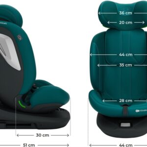 Kinderkraft I-Grow 2 PLUS autokrēsliņš bērniem 40-150cm krāsa Green