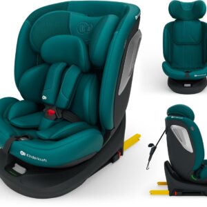 Kinderkraft I-Grow 2 PLUS autokrēsliņš bērniem 40-150cm krāsa Green