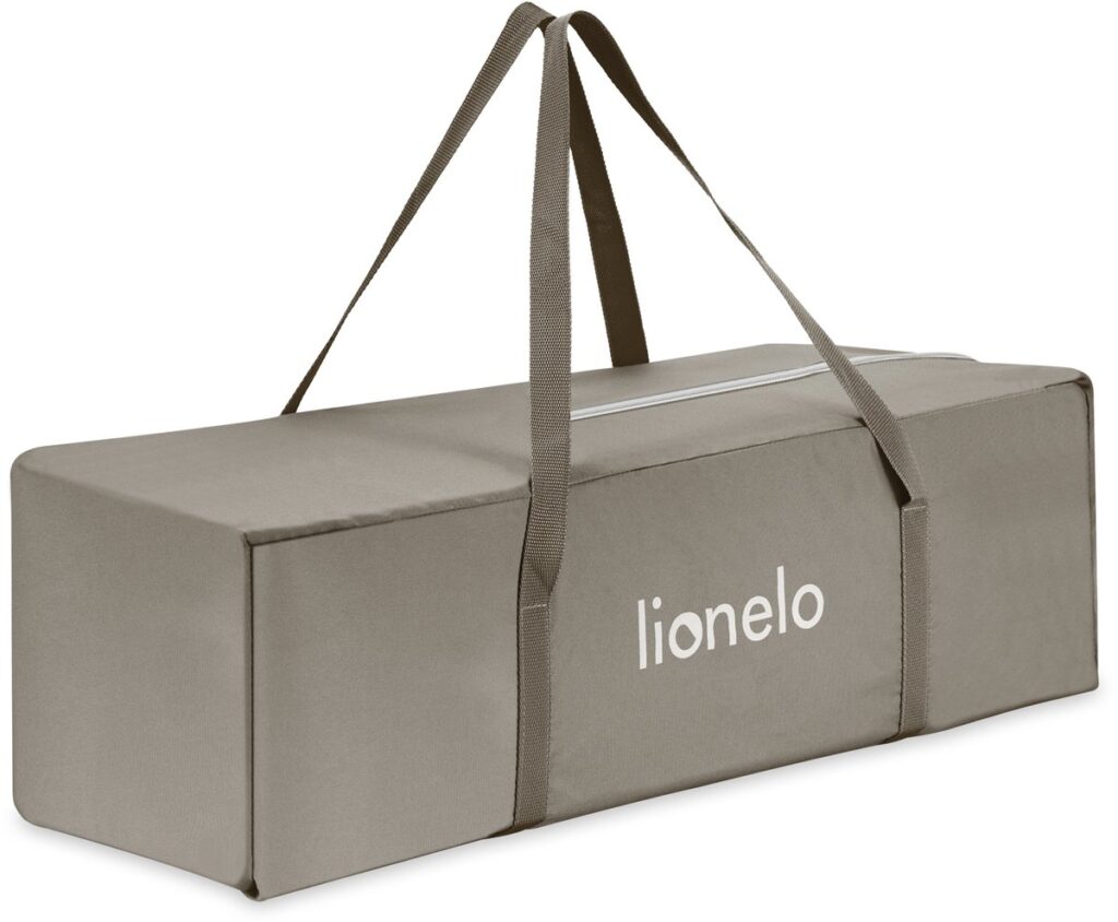Lionelo MILA bērnu ceļojuma gultiņa krāsa BEIGE TAUPE