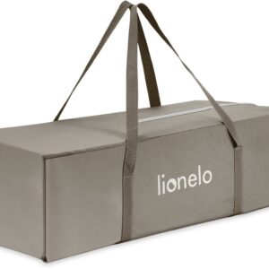 Lionelo MILA bērnu ceļojuma gultiņa krāsa BEIGE TAUPE