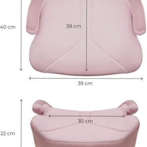 Kinderkraft I-Boost 2 auto paliktnis bērniem 125-150cm krāsa Pink