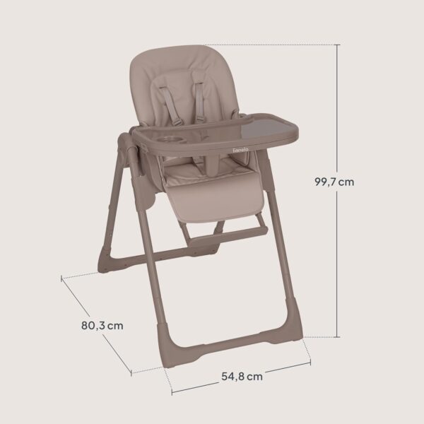 Autokreslini.lv | LINN PLUS barošanas krēsliņš bērniem krāsa Beige Taupe bilde #29