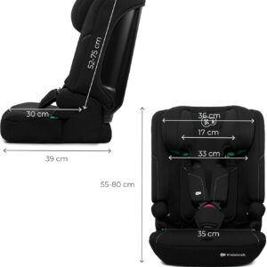 Kinderkraft i-Comfy I-Size autokrēsliņš bērniem 76-150cm krāsa Black