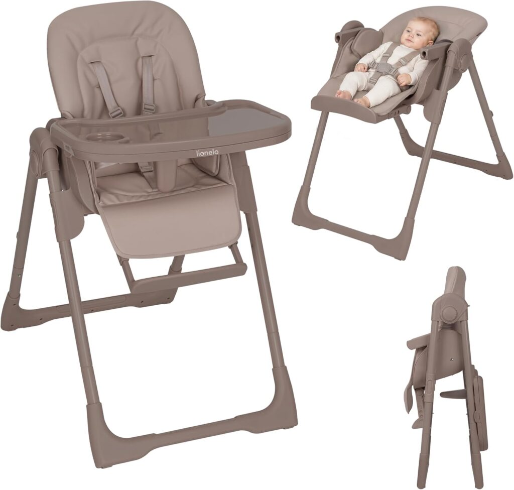 Lionelo LINN PLUS barošanas krēsliņš bērniem krāsa Beige Taupe