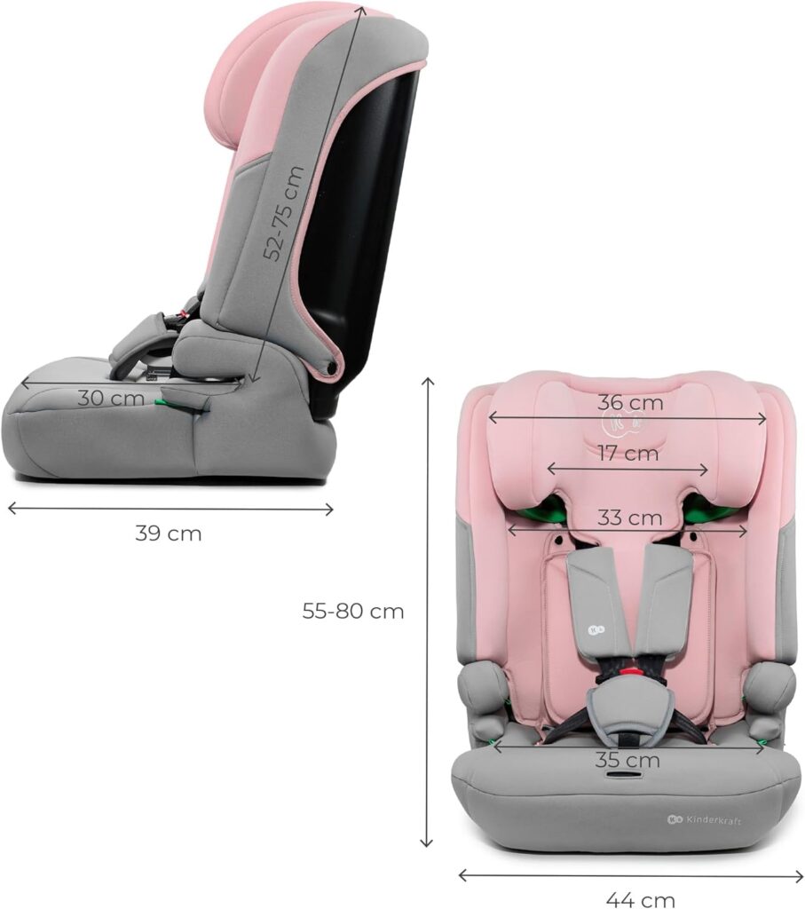 Kinderkraft i-Comfy I-Size autokrēsliņš bērniem 76-150cm krāsa Pink