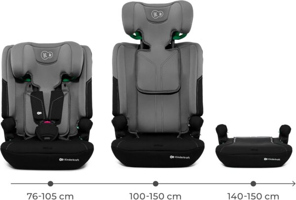 Autokreslini.lv | i-Comfy I-Size autokrēsliņš bērniem 76-150cm krāsa Grey bilde #5