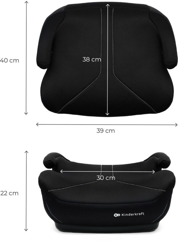 Autokreslini.lv | I-Boost 2 bērnu auto paliktnis bērniem 125-150cm krāsa Black bilde #7