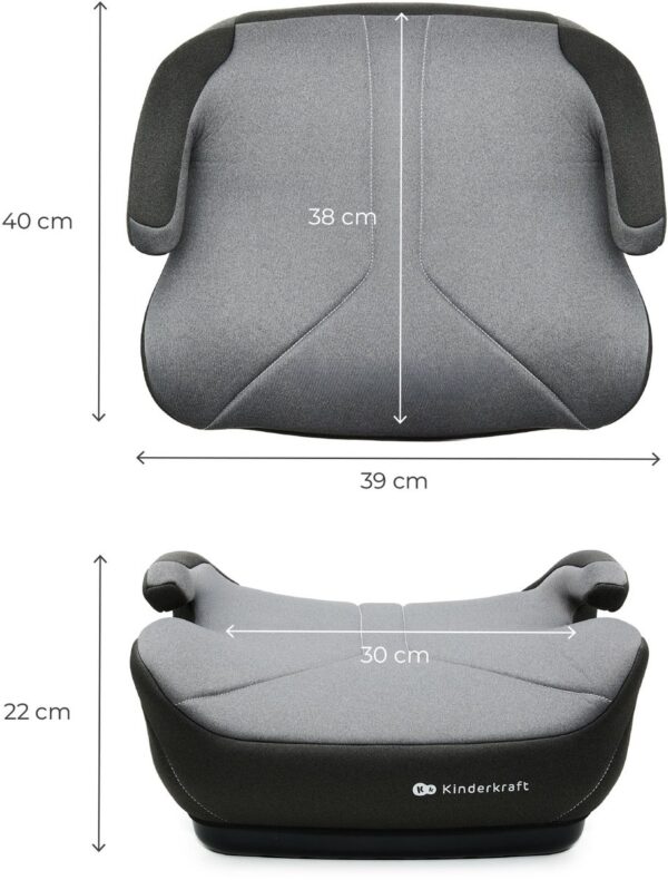 Autokreslini.lv | I-Boost 2 bērnu auto paliktnis bērniem 125-150cm krāsa Grey bilde #11