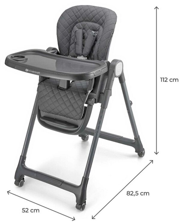 Autokreslini.lv | TULO 3in1 barošanas krēsliņš bērniem krāsa Grey bilde #31