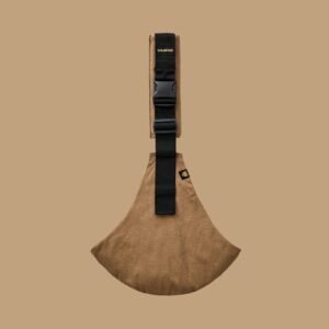 WILDRIDE LINEN bērnu pārnēsāšanas soma krāsa Camel
