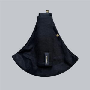 WILDRIDE LINEN bērnu pārnēsāšanas soma krāsa Black