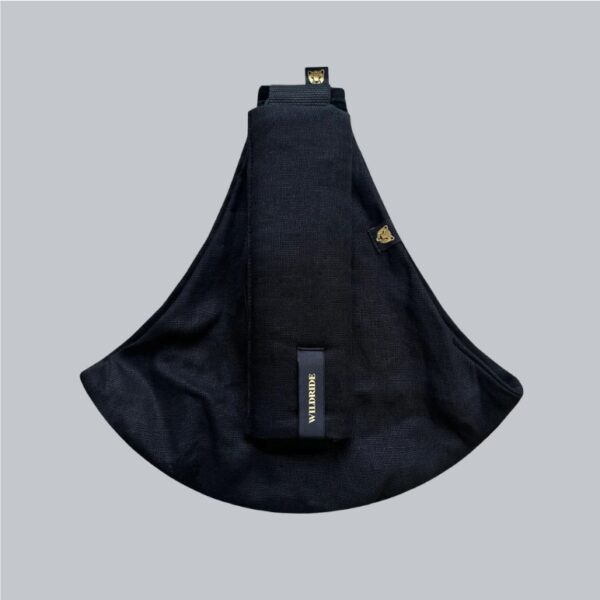 Autokreslini.lv | LINEN bērnu pārnēsāšanas soma krāsa Black bilde #1