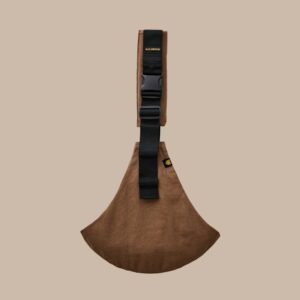 WILDRIDE LINEN bērnu pārnēsāšanas soma krāsa Brown