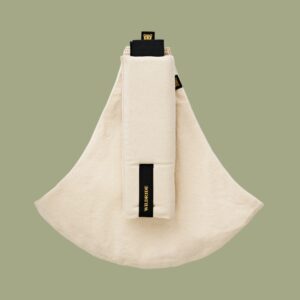WILDRIDE ECO bērnu pārnēsāšanas soma krāsa Eco carrier off-white