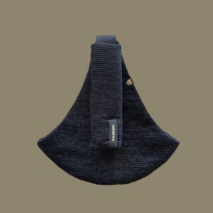 WILDRIDE RIB CORDUROY bērnu pārnēsāšanas soma krāsa Black rib