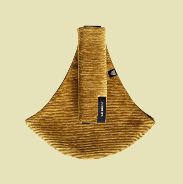 Autokreslini.lv | RIB CORDUROY bērnu pārnēsāšanas soma krāsa Gold rib bilde #1