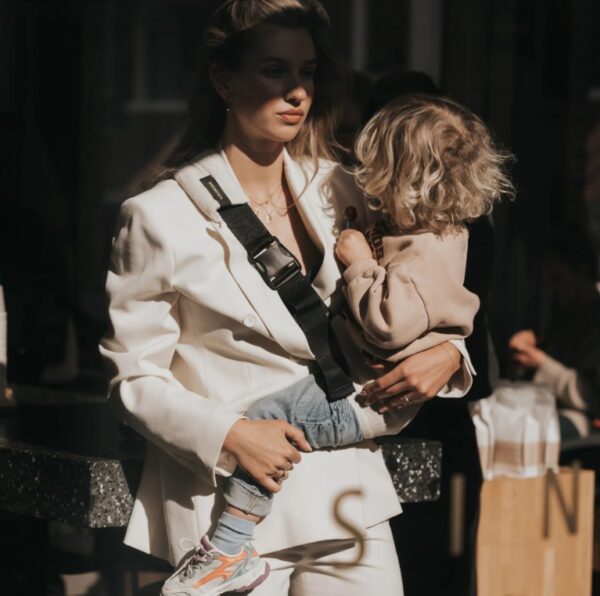 Autokreslini.lv | RIB CORDUROY bērnu pārnēsāšanas soma krāsa Cream rib bilde #5