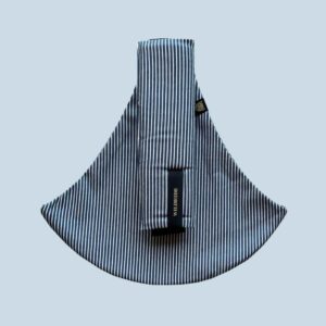 WILDRIDE SUMMMER bērnu pārnēsāšanas soma krāsa Indigo denim stripe