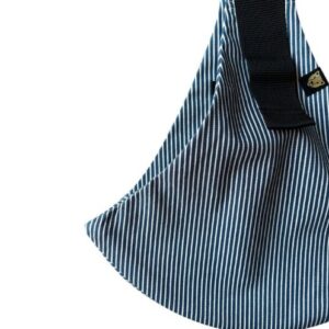 WILDRIDE SUMMMER bērnu pārnēsāšanas soma krāsa Indigo denim stripe