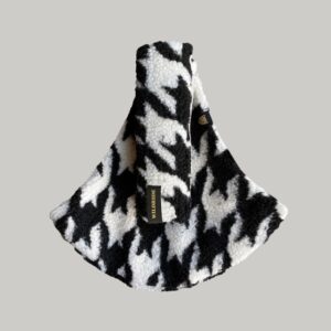 WILDRIDE WINTER bērnu pārnēsāšanas soma krāsa Teddy houndstooth