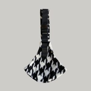 WILDRIDE WINTER bērnu pārnēsāšanas soma krāsa Teddy houndstooth
