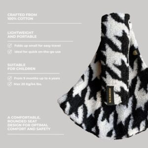 WILDRIDE WINTER bērnu pārnēsāšanas soma krāsa Teddy houndstooth