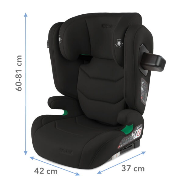 Autokreslini.lv | TENDO Isofix autokrēsliņš bērniem 100-150cm krāsa Black bilde #19