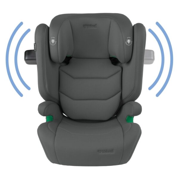Autokreslini.lv | TENDO Isofix autokrēsliņš bērniem 100-150cm krāsa Grey bilde #11