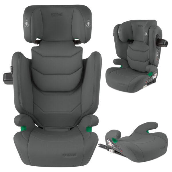 Autokreslini.lv | TENDO Isofix autokrēsliņš bērniem 100-150cm krāsa Grey bilde #3